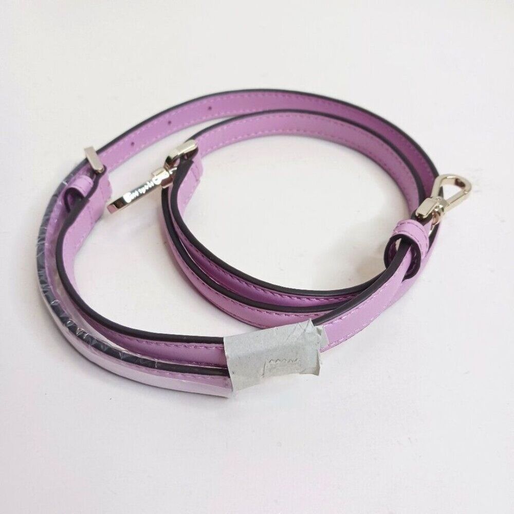 Kate Spade Light Purple Leather Adjustable Crossbody Strap with Gold Hardware